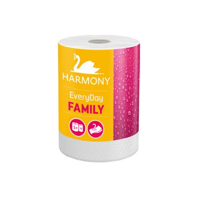 Kuchyňské papírové utěrky Harmony Every Day Family 1 ks